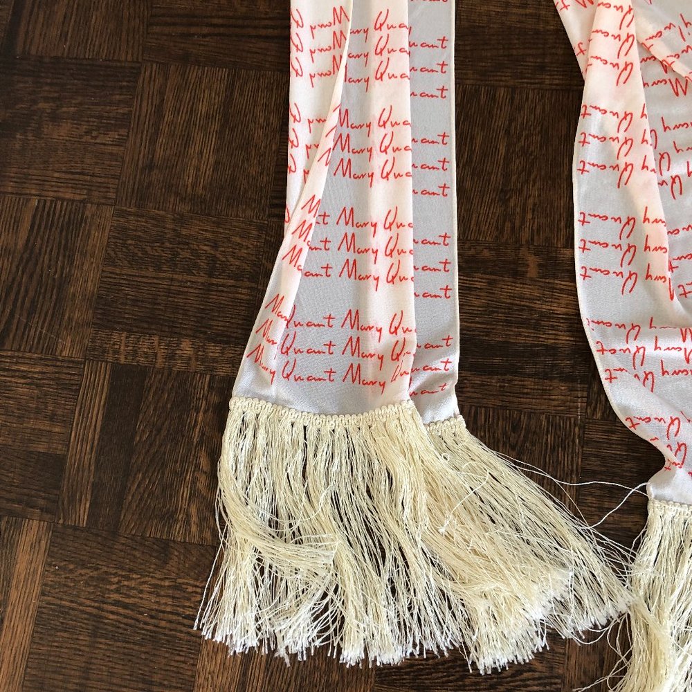 Vintage 60's Mary Quant Oblong Scarf - AUTHENTIC